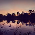 Sundown at a Lake