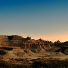 Sundown at Badlands