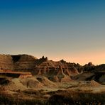 Sundown at Badlands