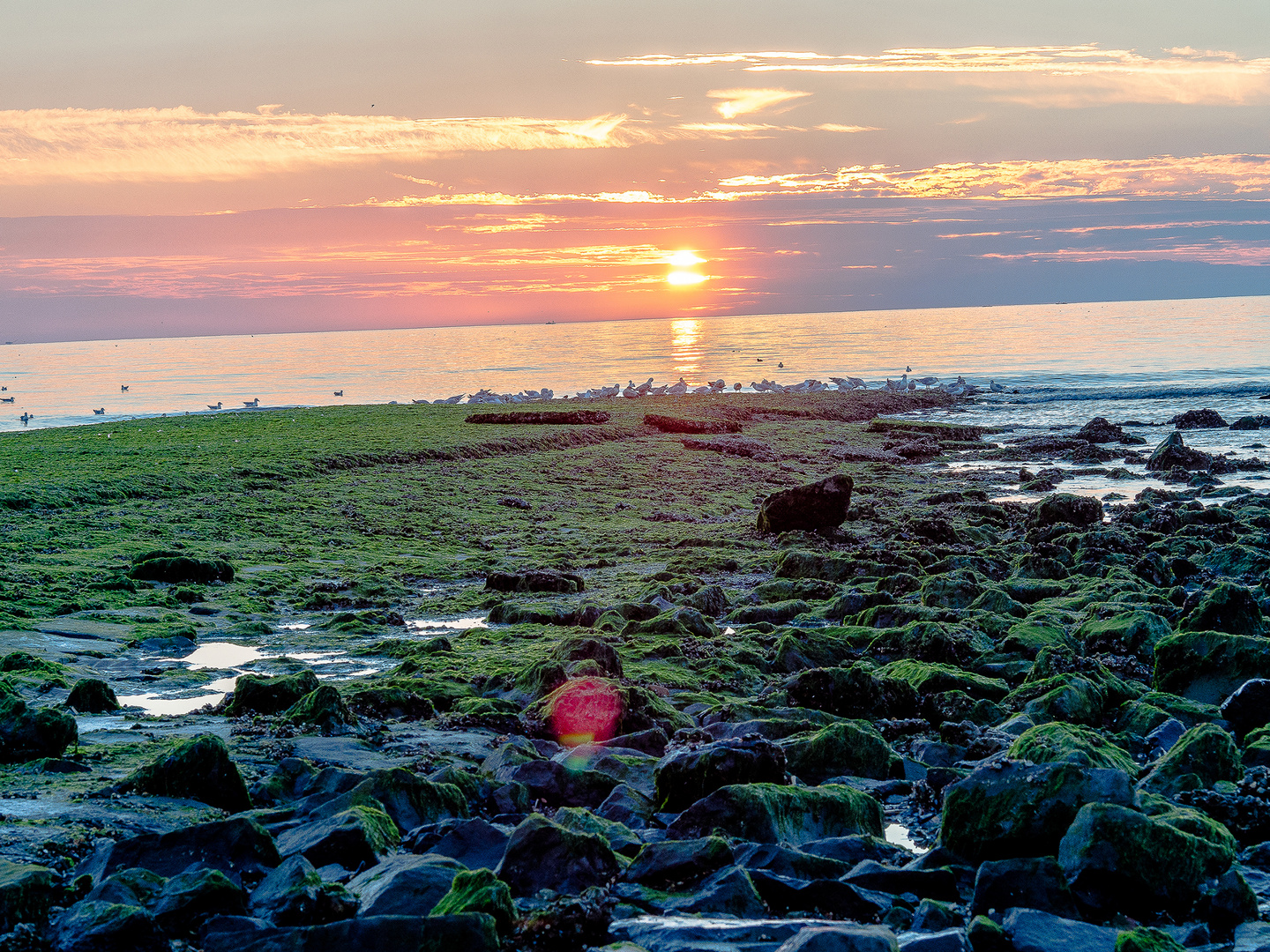 Sundown at Beach