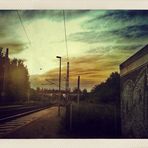 sundown at Deutsche Bahn