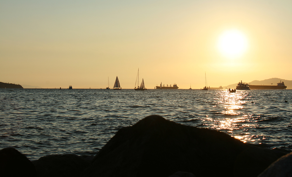 Sundown at English Bay I