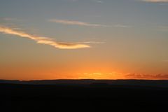 Sundown at Fish River Canyon