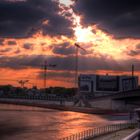 Sundown at Hauptbahnhof