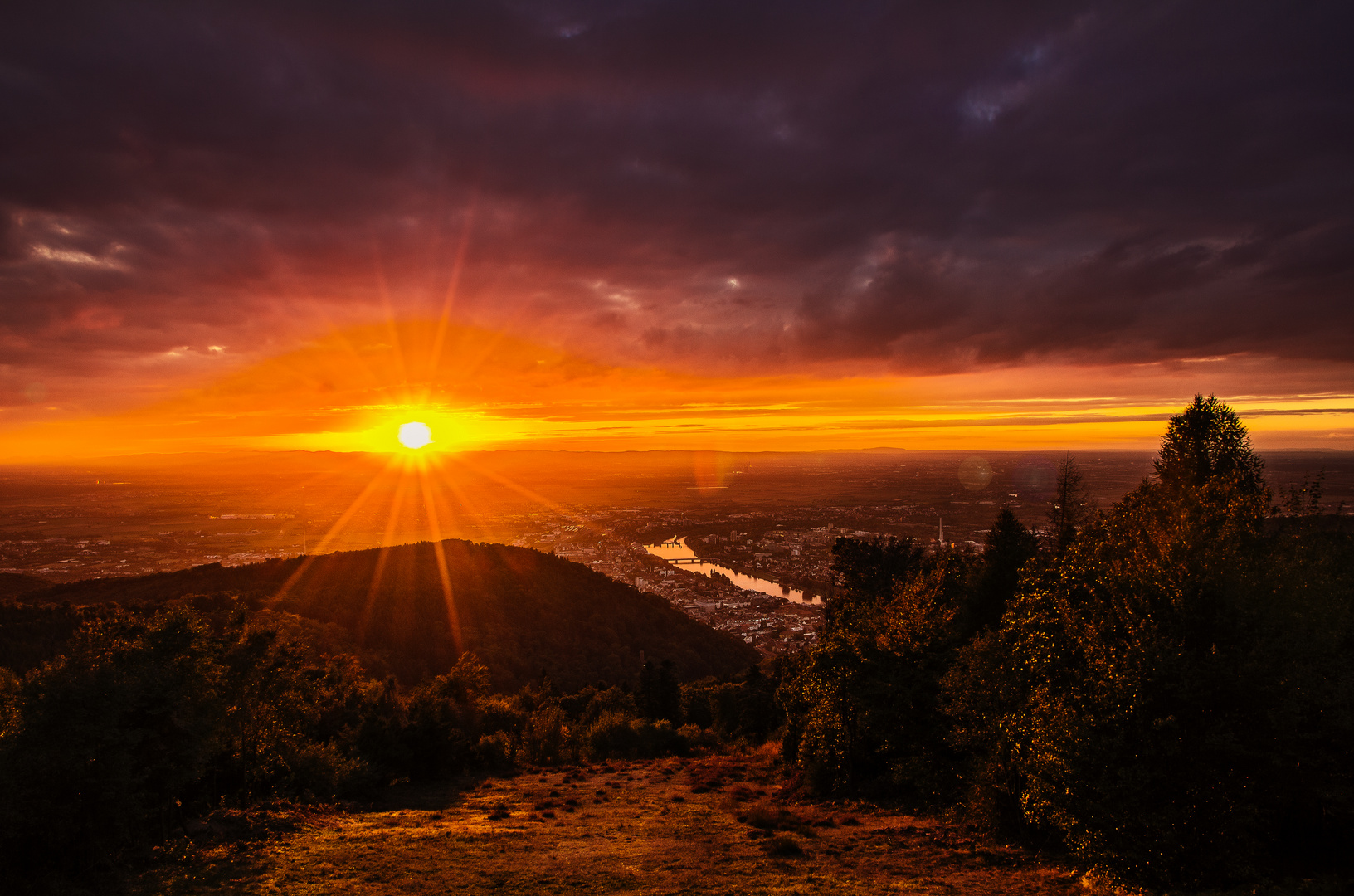 Sundown at Heidelberg