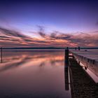 Sundown at lake Ammersee by munich