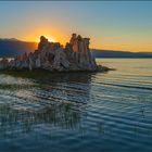 sundown at mono lake