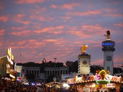 sundown at Oktoberfest 2014