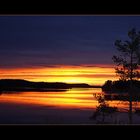 *sundown at Ryökäsvesi lake*