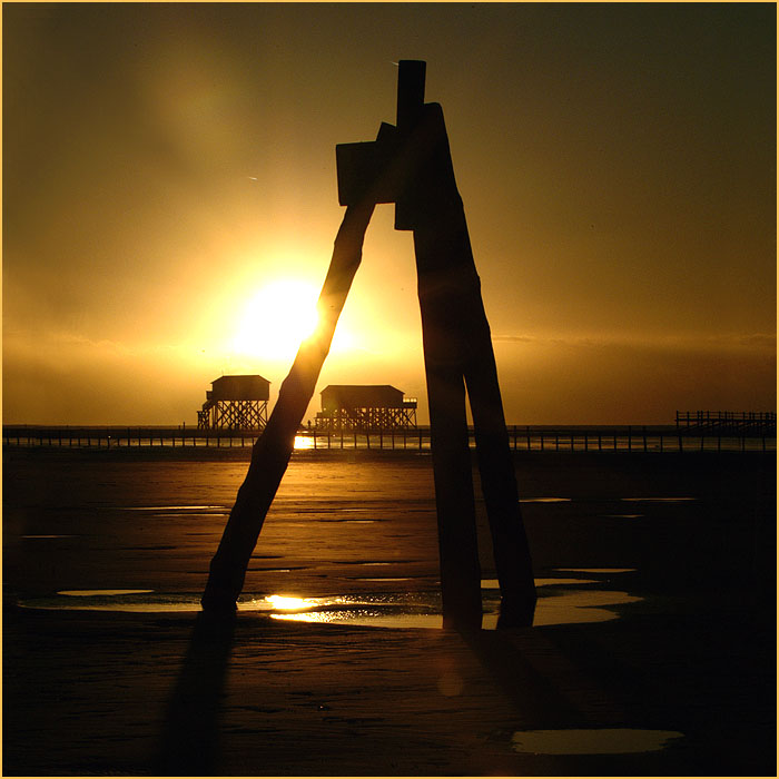 sundown at saint peters shore