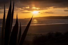 Sundown at the Beach