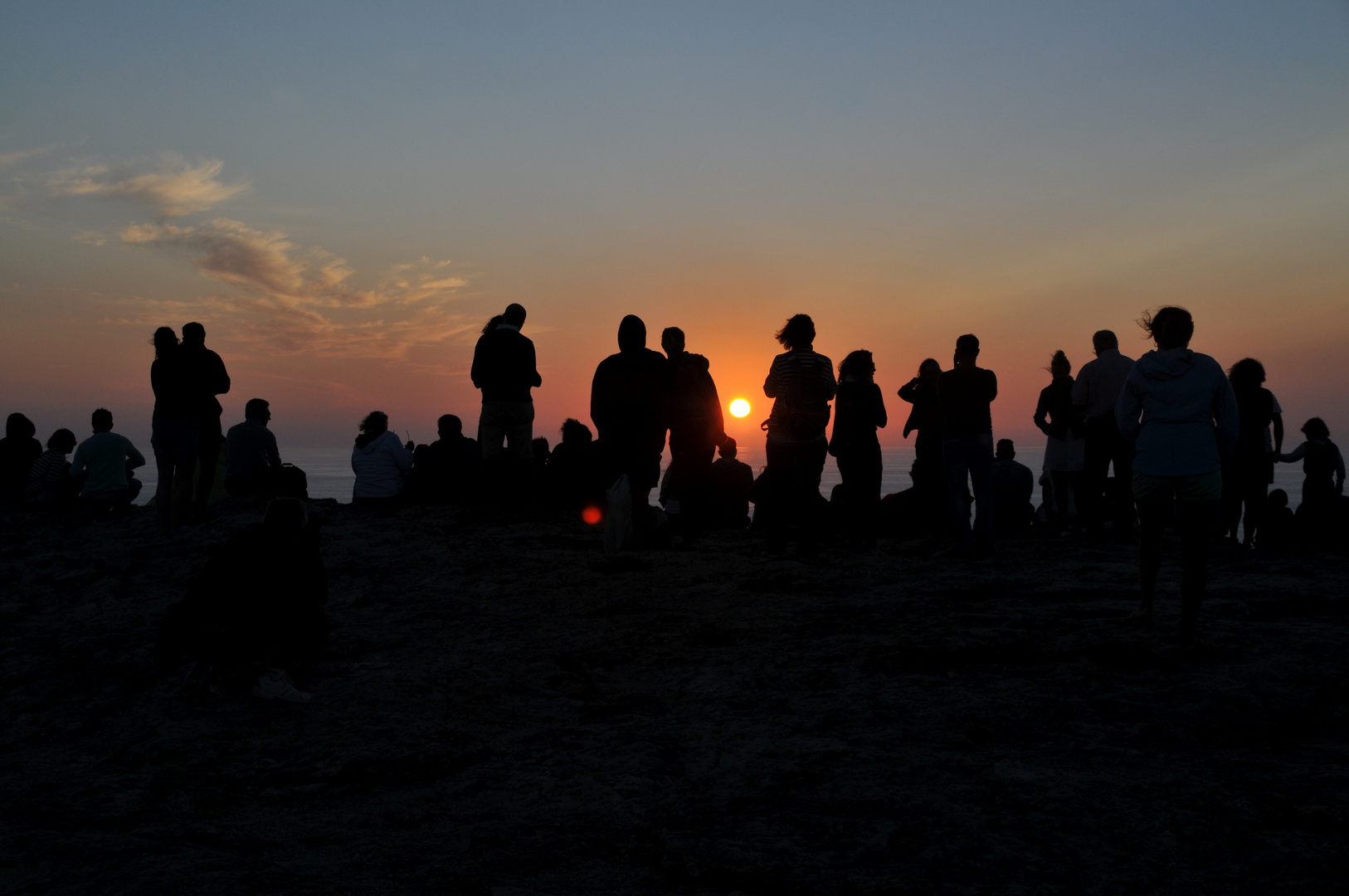 Sundown at the edge of Europe