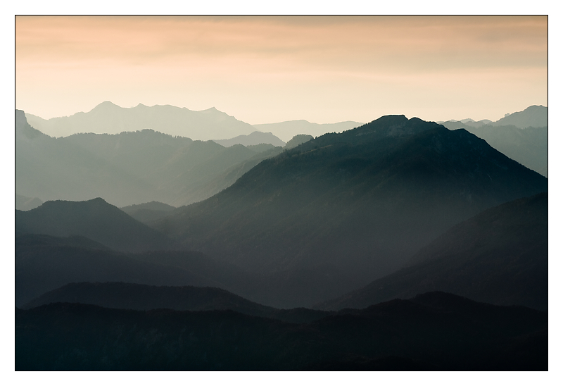 Sundown at Untersberg, Austria