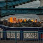 Sundown behind Tower Bridge