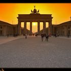 Sundown Brandenburger Tor