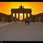 Sundown Brandenburger Tor