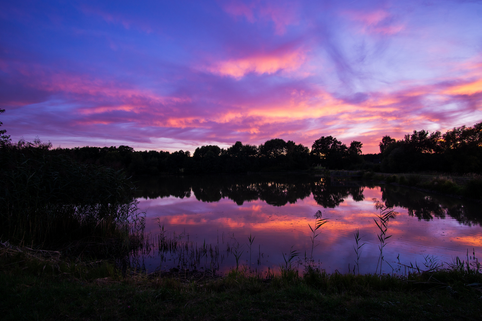 Sundown Dorfweiher Wittgenborn