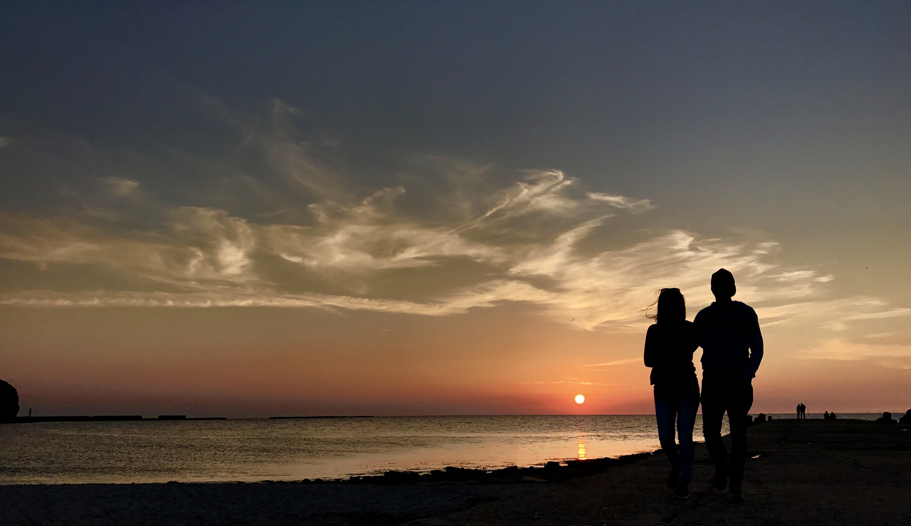 sundown helgoland von Ralf Steinbock