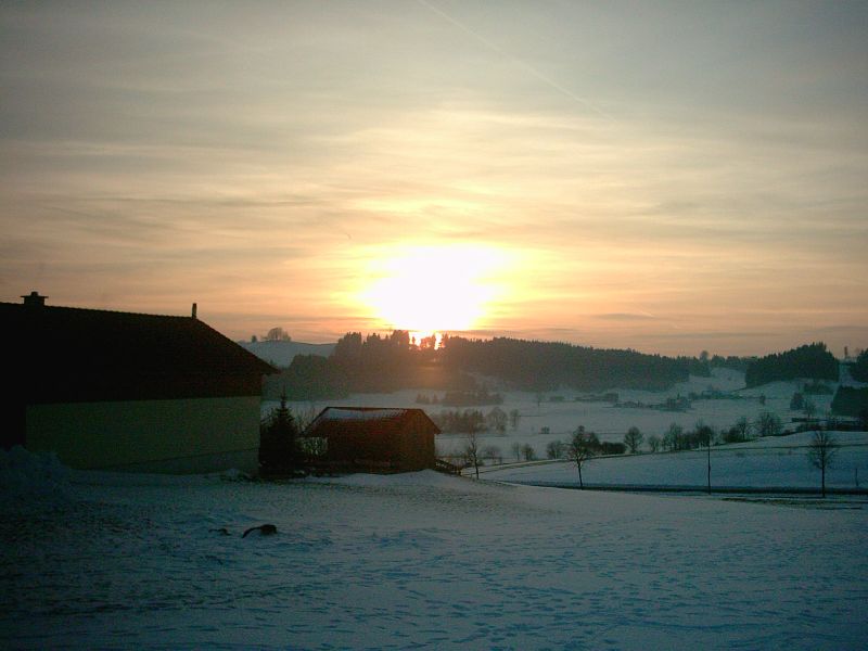 Sundown im Allgäu