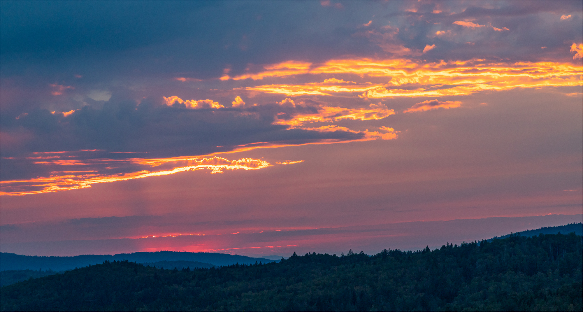 Sundown im Bayerwald