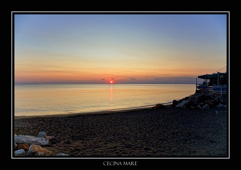 Sundown in Cecina