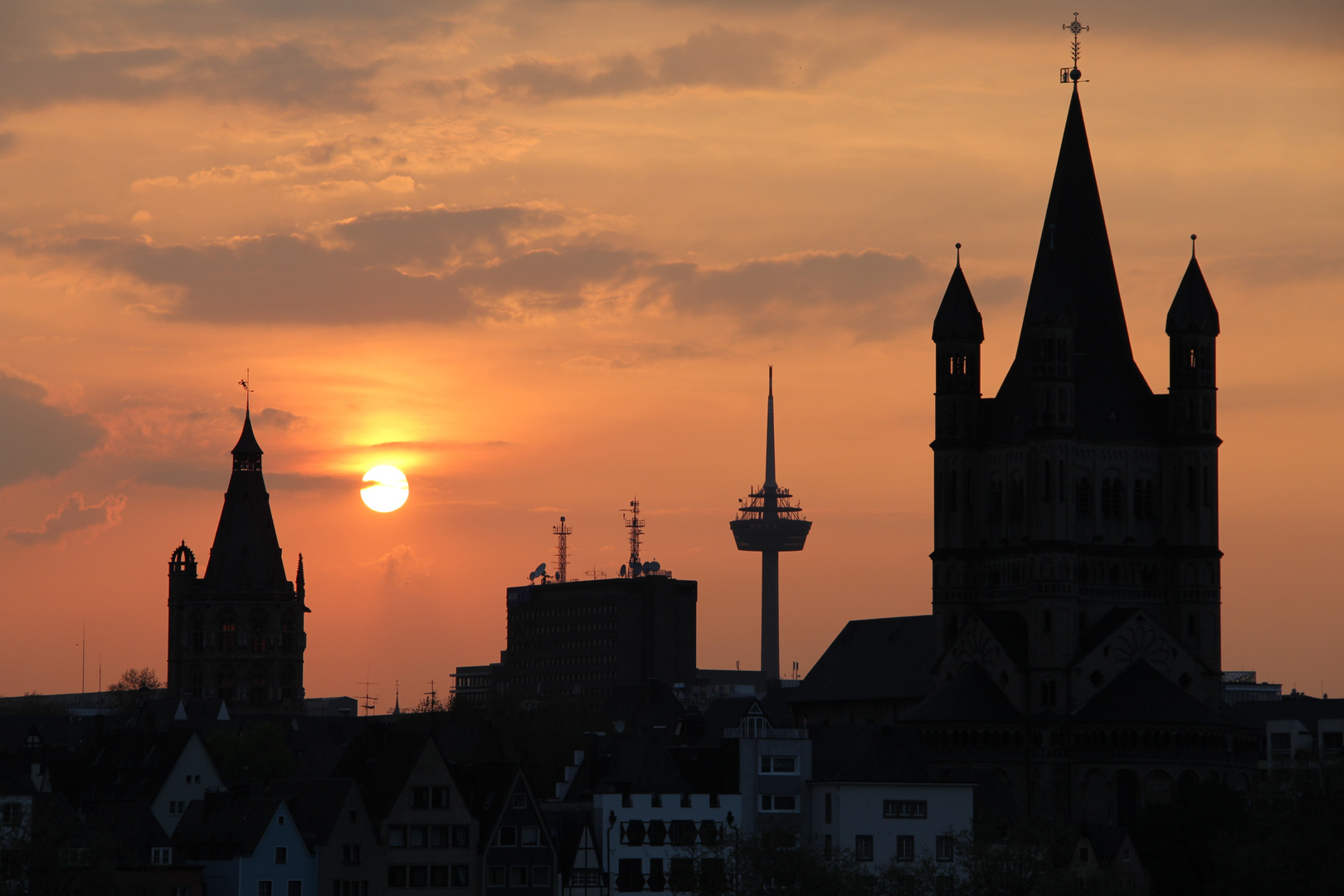 Sundown in Cologne