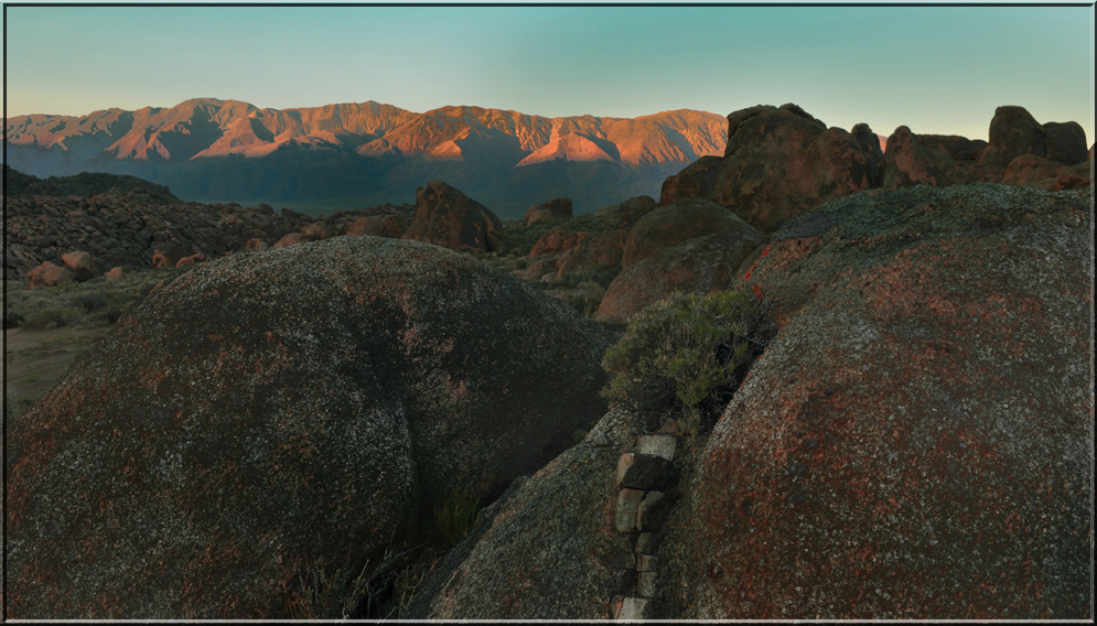 sundown in den alabama hills