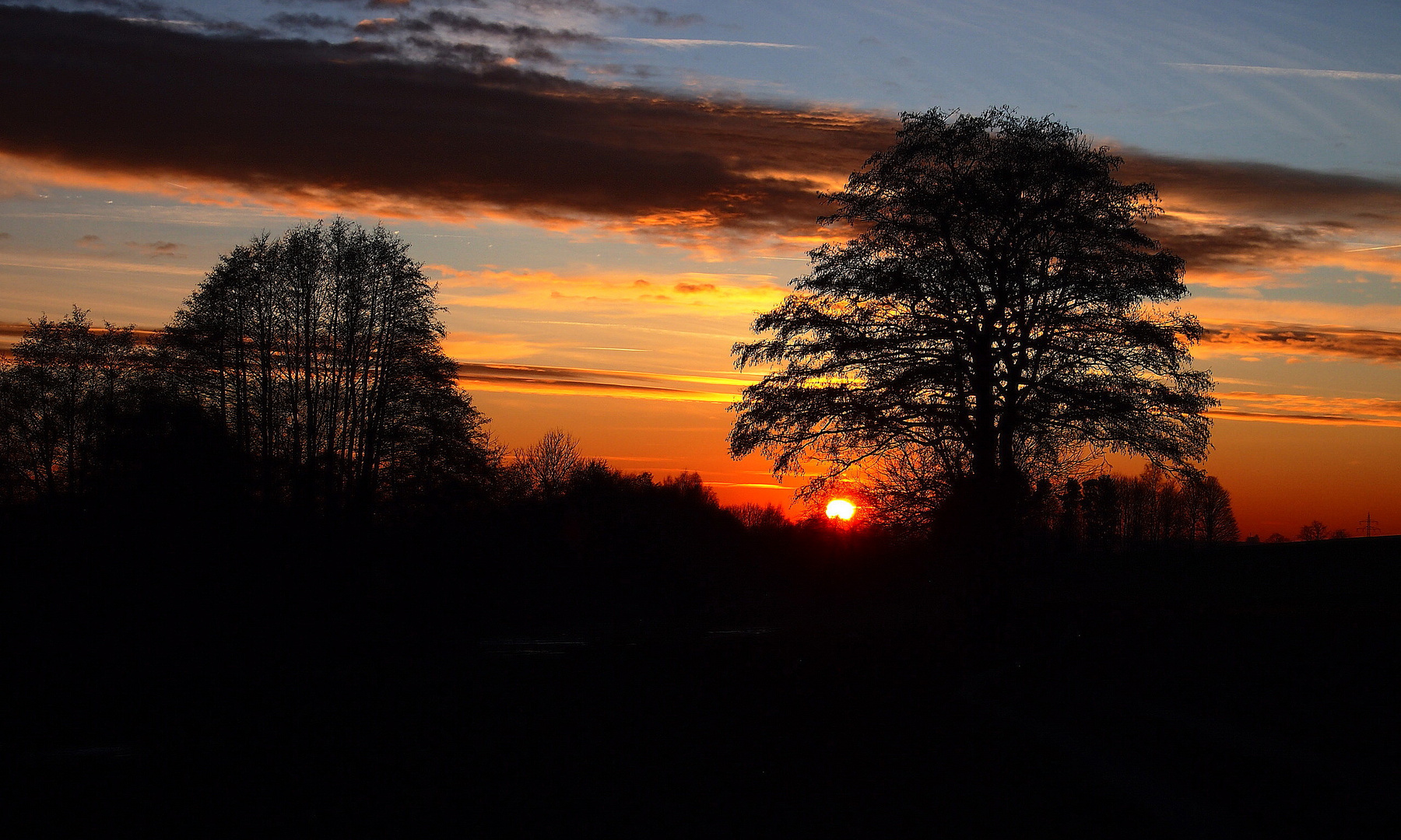 Sundown in der Großen Au