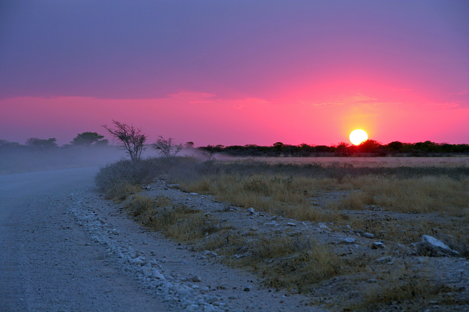 Sundown in Etosha