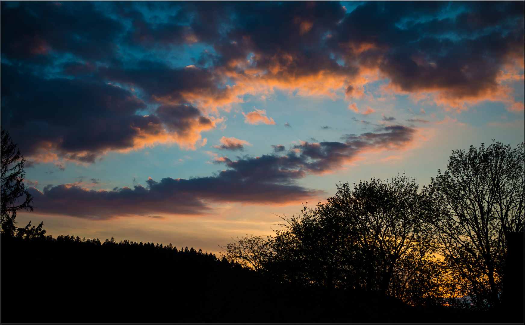 Sundown in Freudenstadt