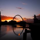 Sundown in Glasgow