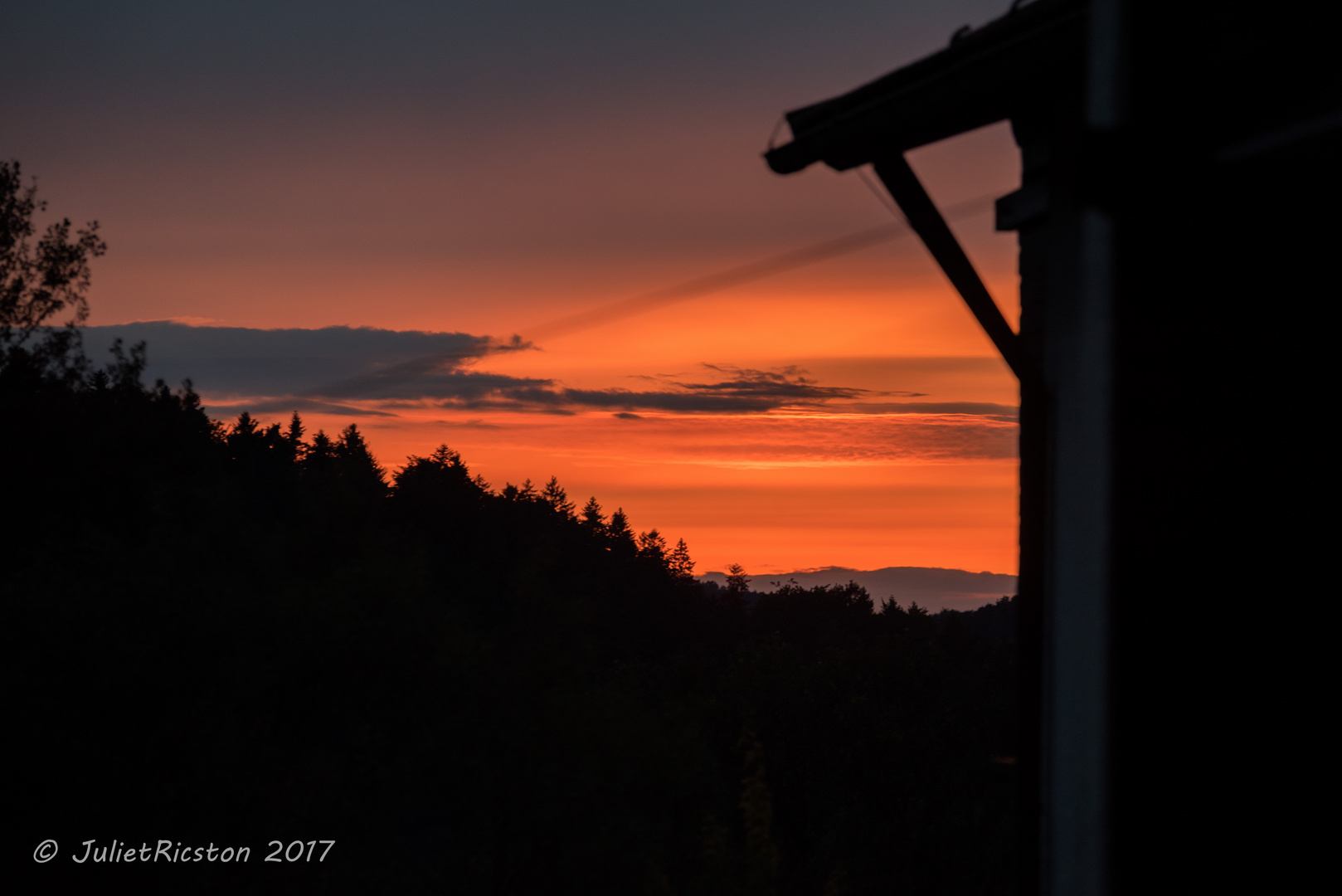 Sundown in Grafenau
