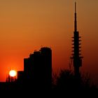 Sundown in Hannover, Germany