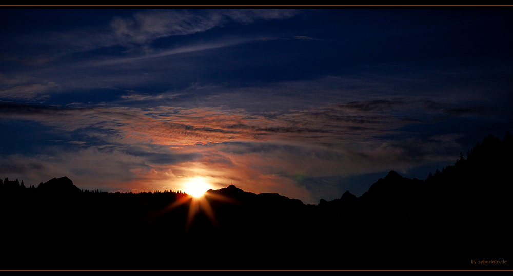 Sundown in Heiterwang