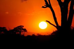 Sundown in Kenia