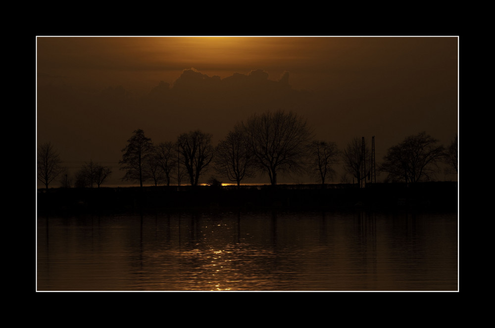 Sundown in Lindau/B