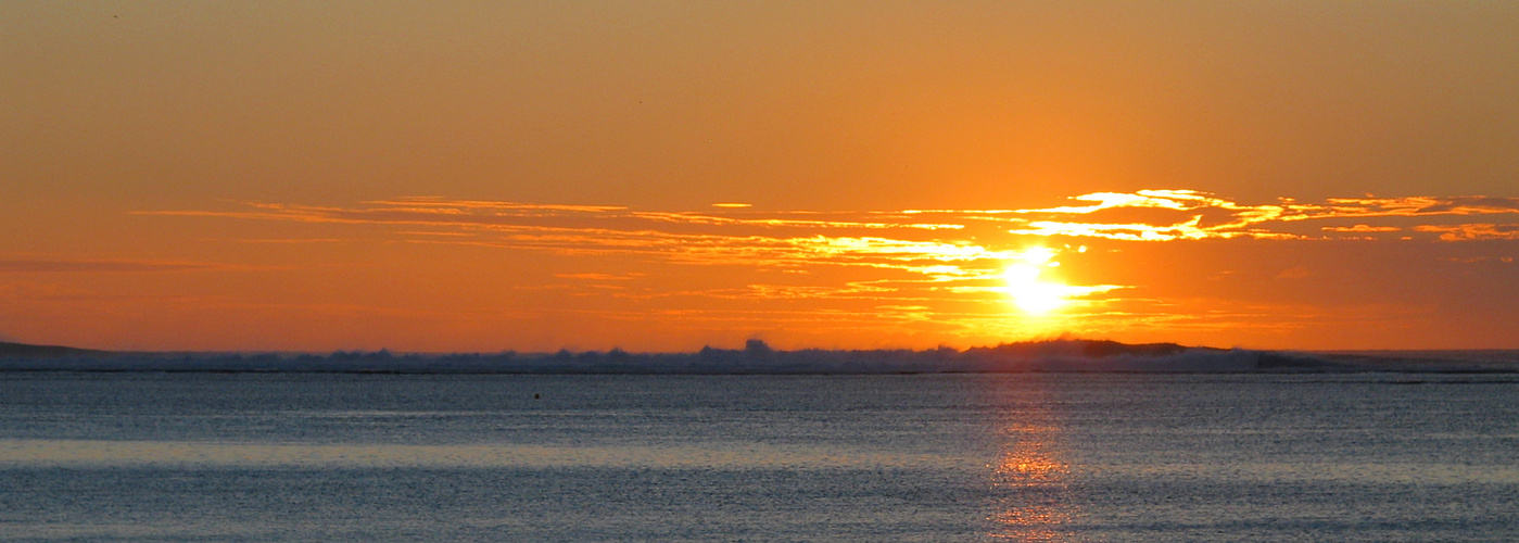 Sundown in Mauritius