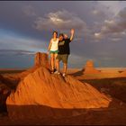 Sundown in Monument Valley