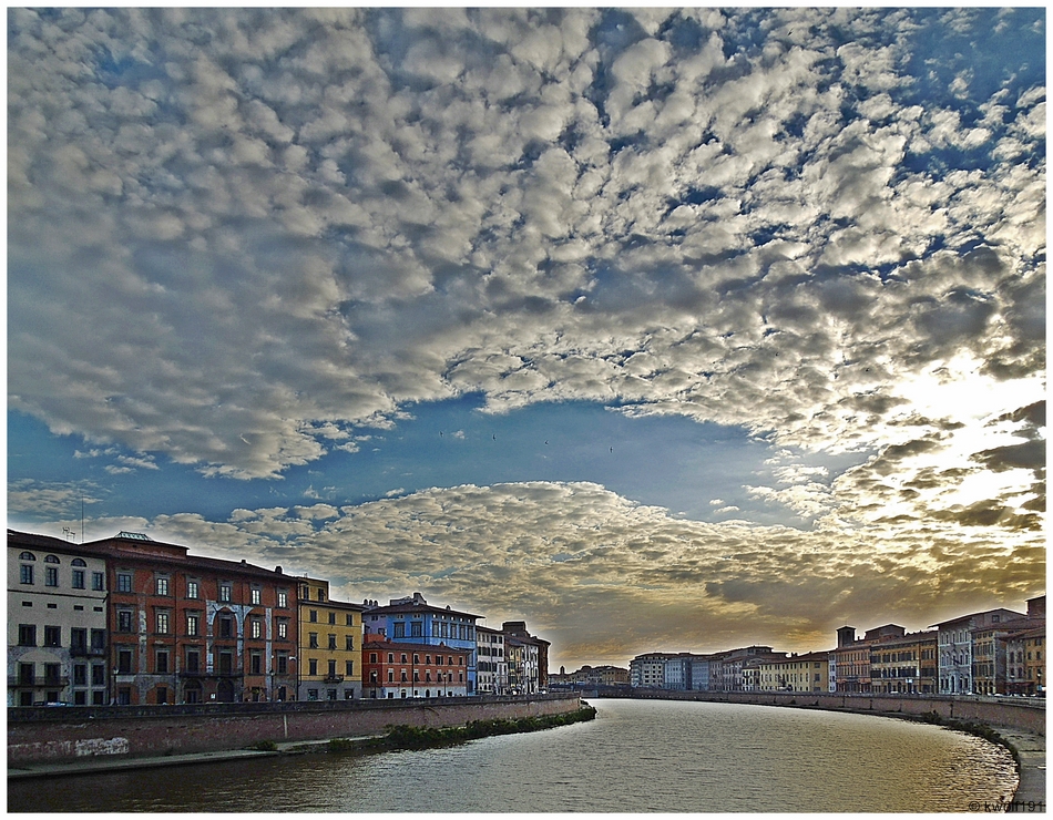 Sundown in Pisa