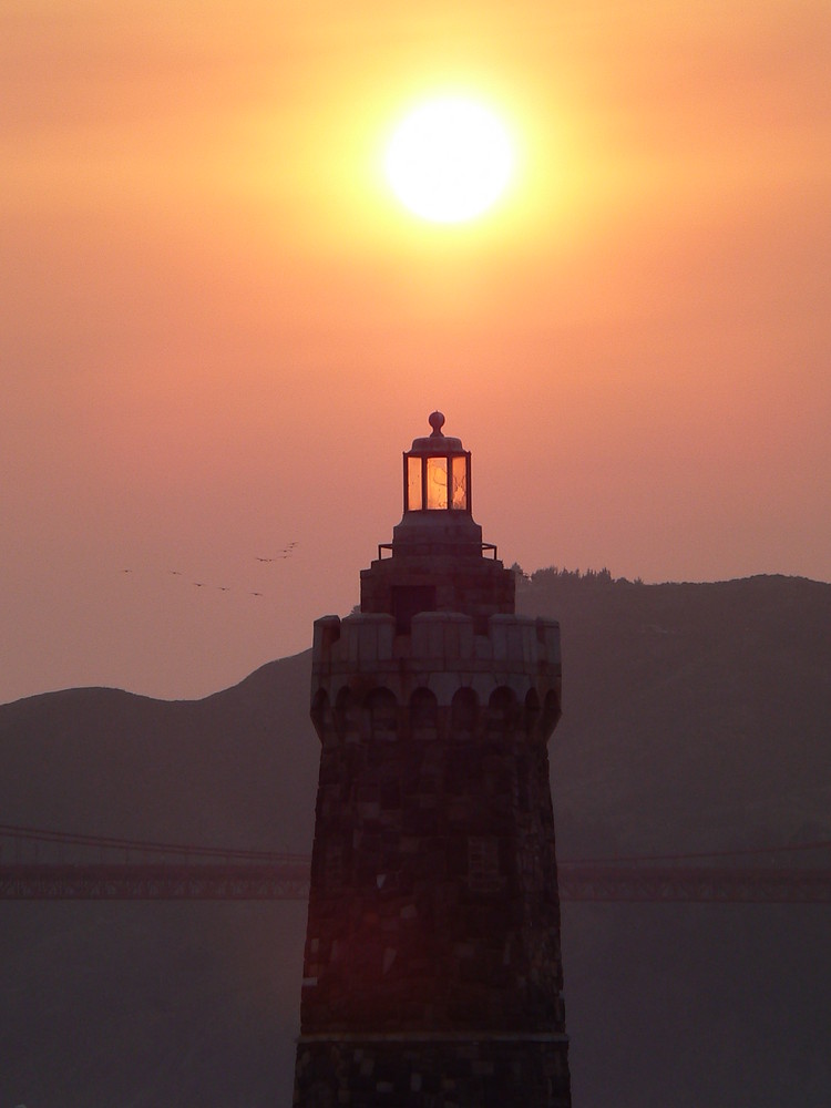 Sundown in San Francisco