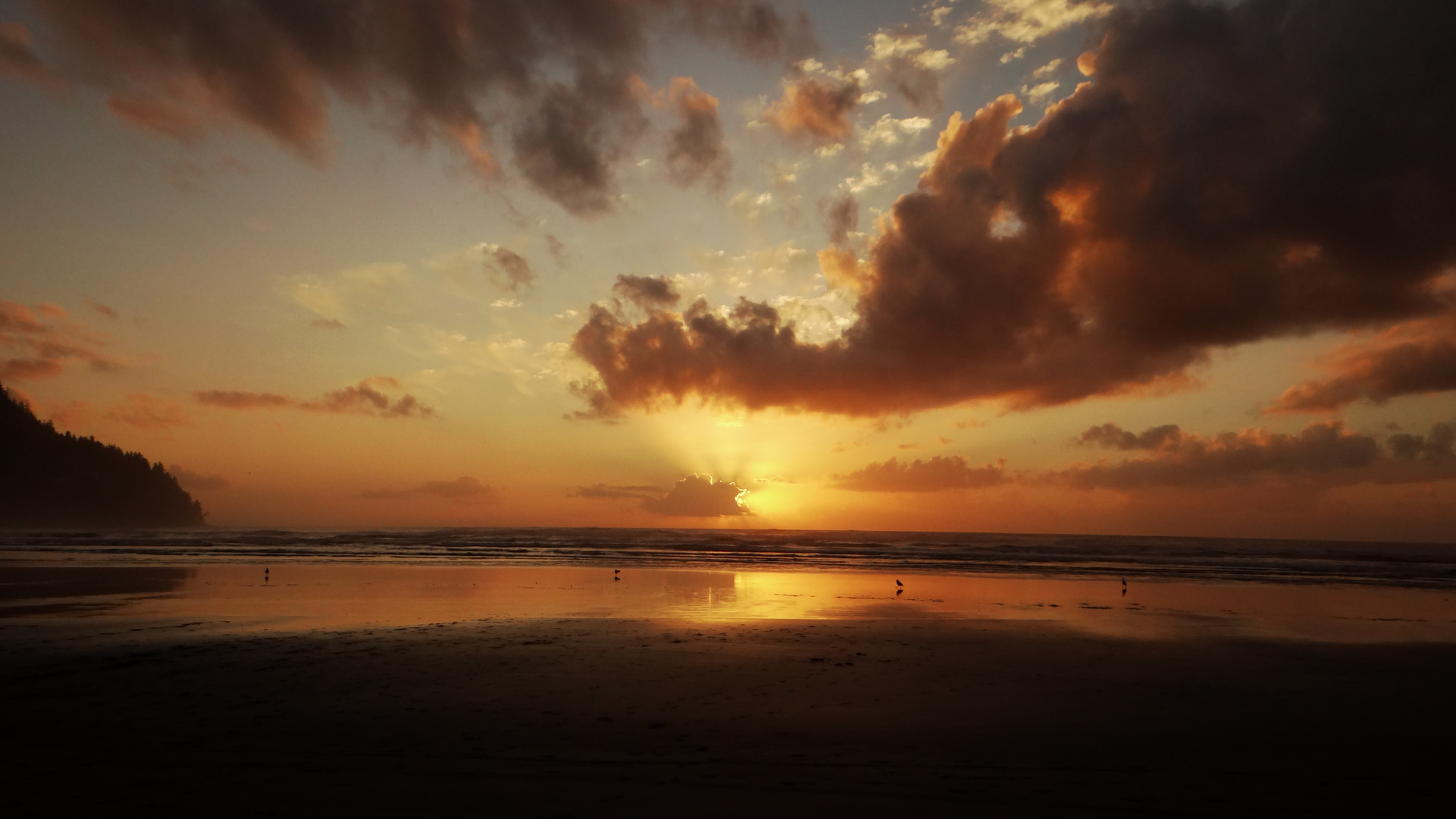 Sundown in Seaside, OR