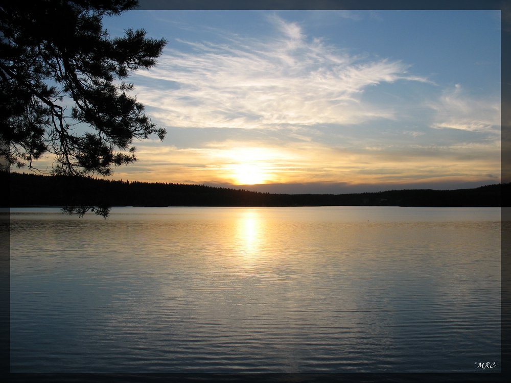 Sundown in Småland