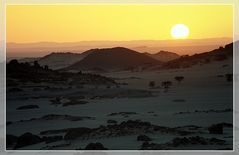 Sundown in the desert