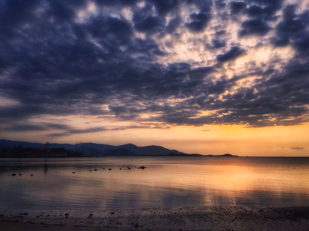 sundown near big buddha ko samui