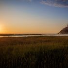 Sundown near Mont Saint-Michel