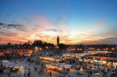 Sundown On Djemaa El Fna