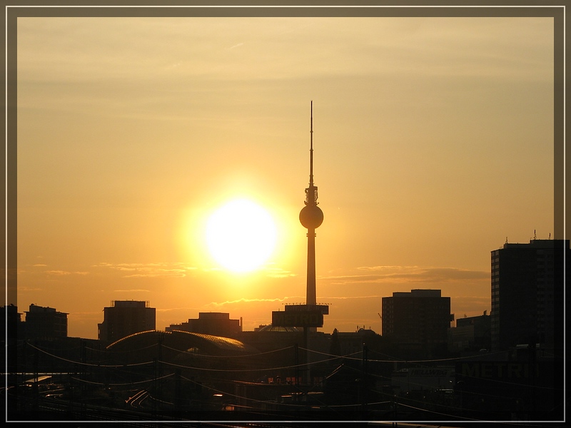 Sundown over Berlin