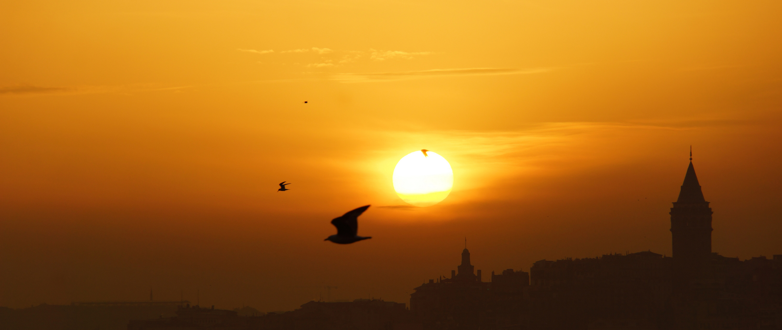 Sundown over Istanbul