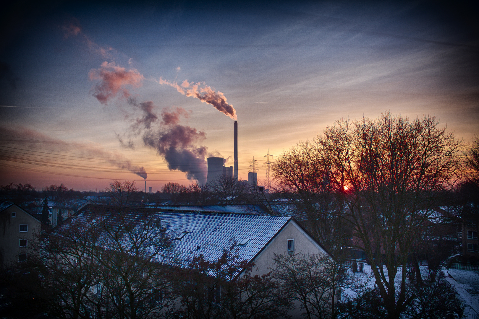 Sundown over Recklinghausen