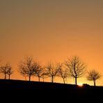 Sundown over the hill!